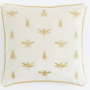 Retro Embroidered Velvet Pillow Cover 16x16